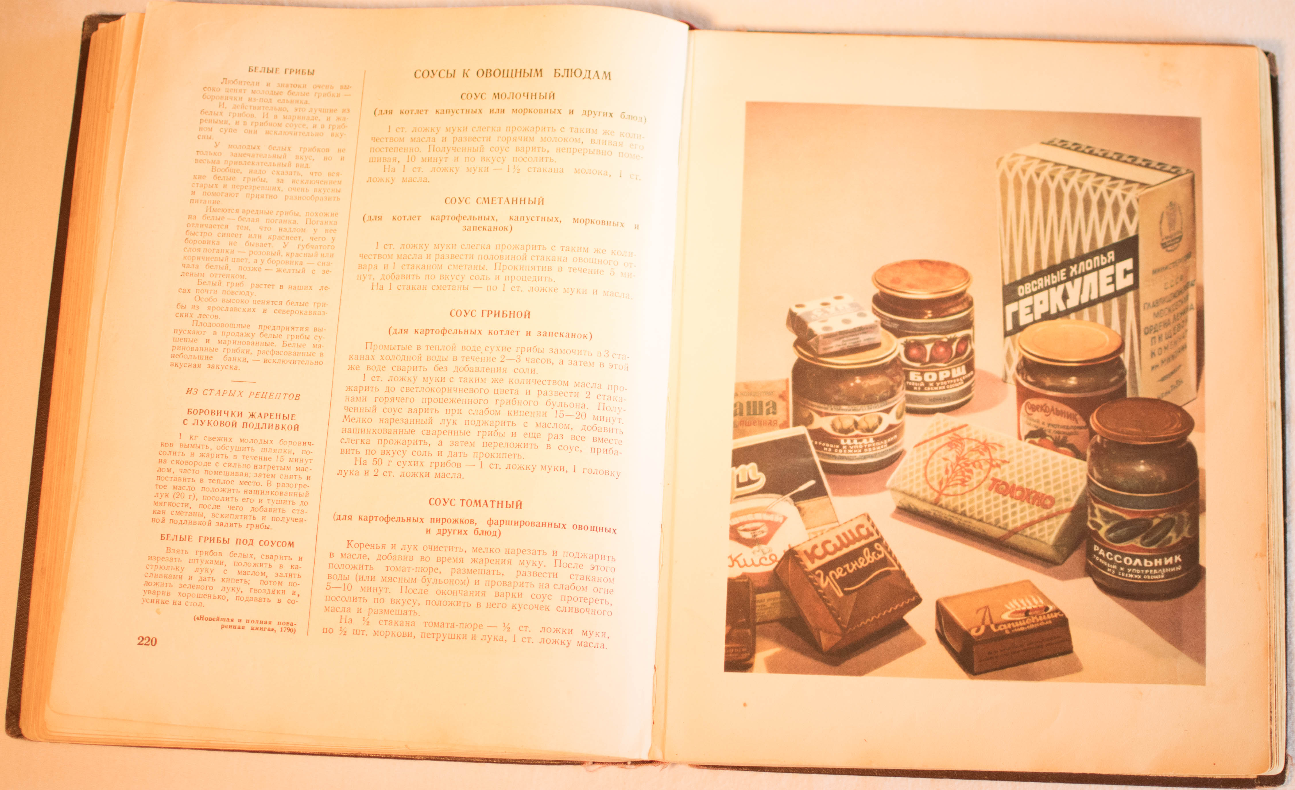 cookbook page set