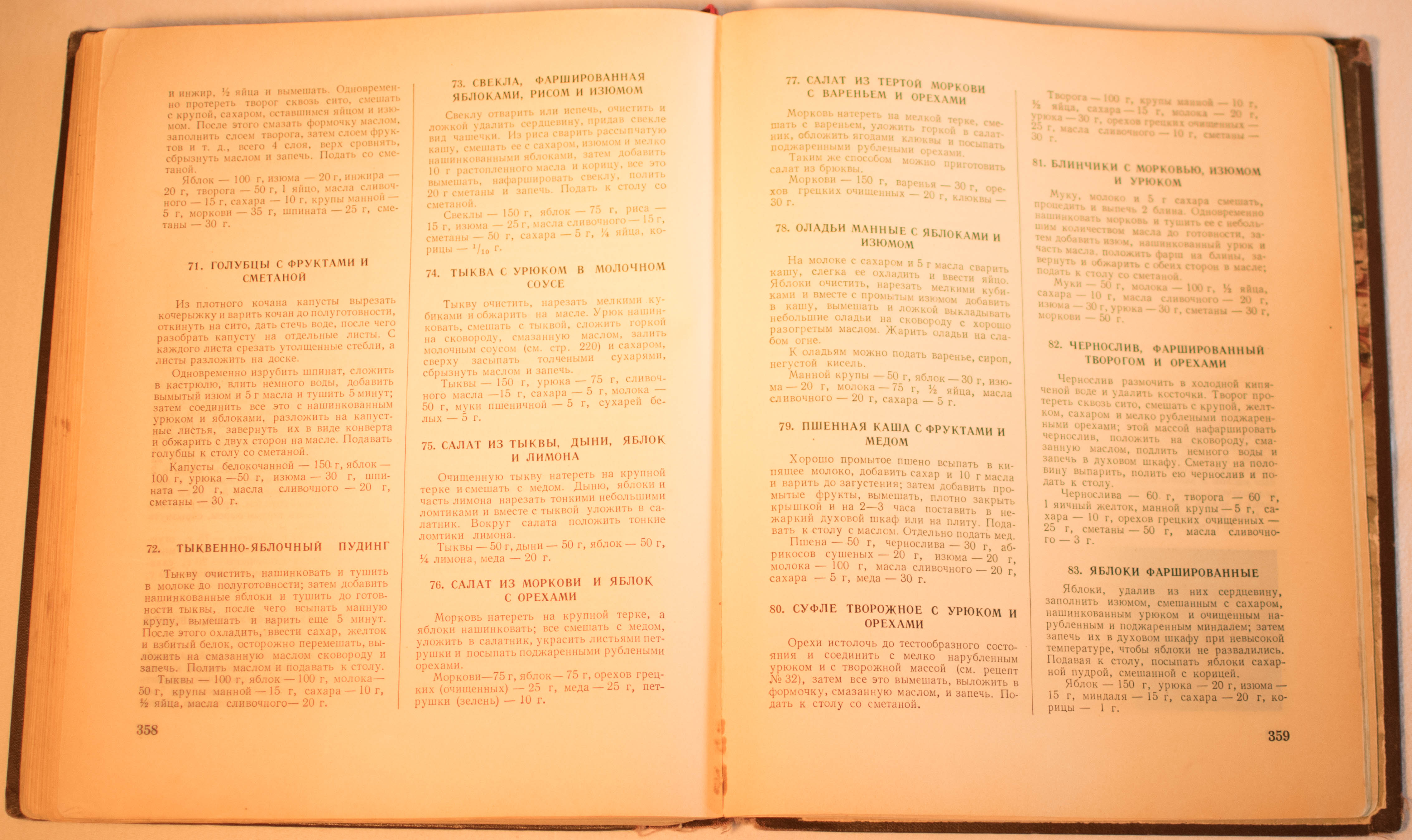 cookbook page set