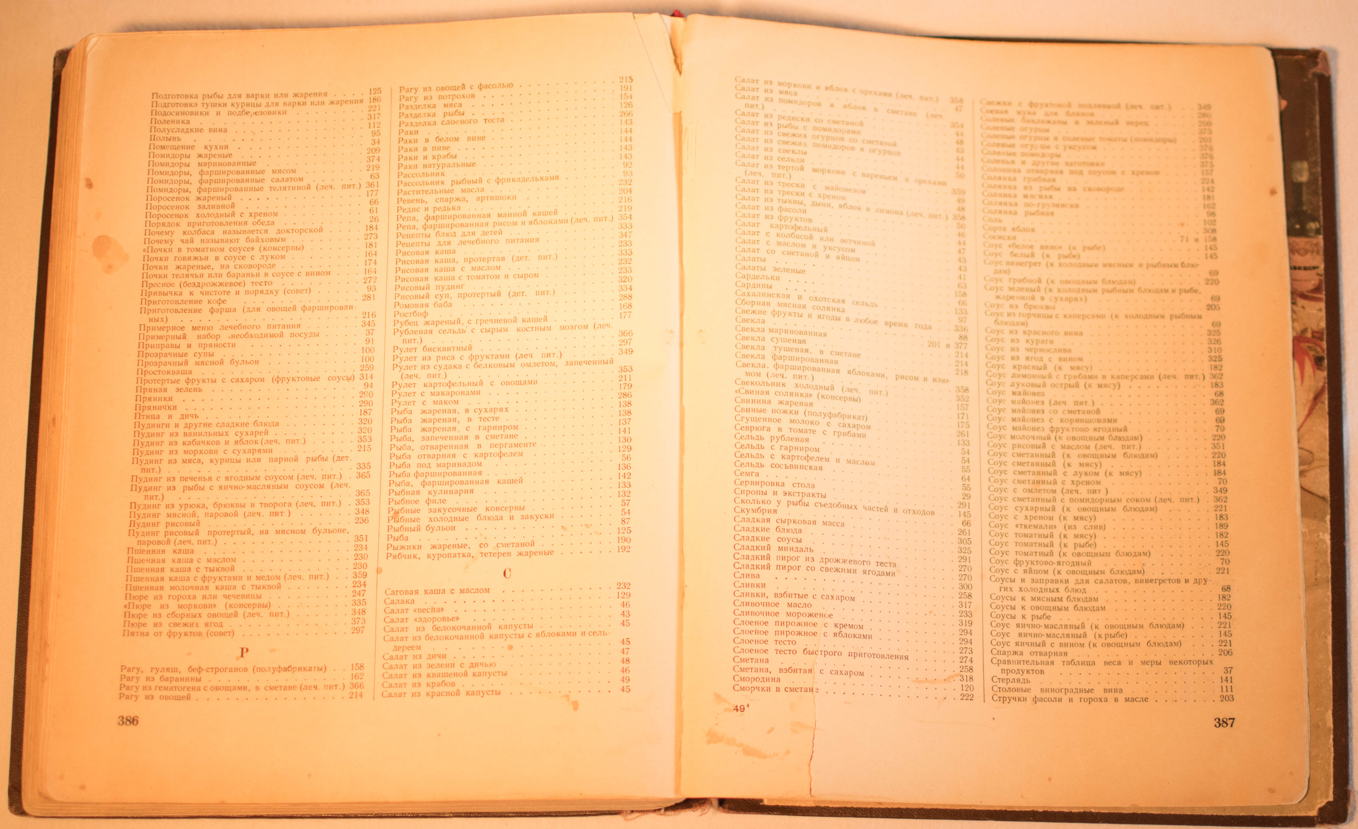 cookbook page set