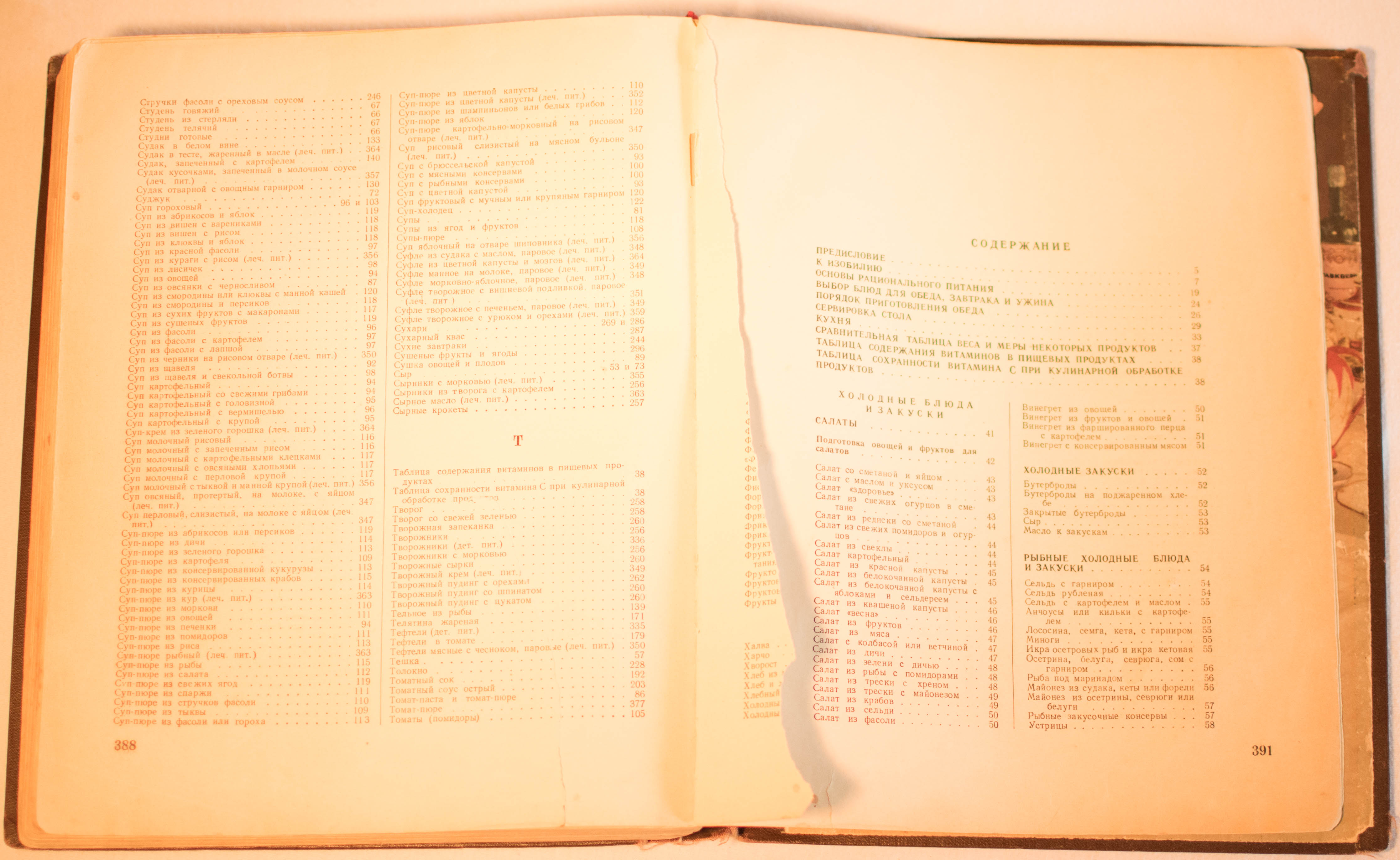 cookbook page set
